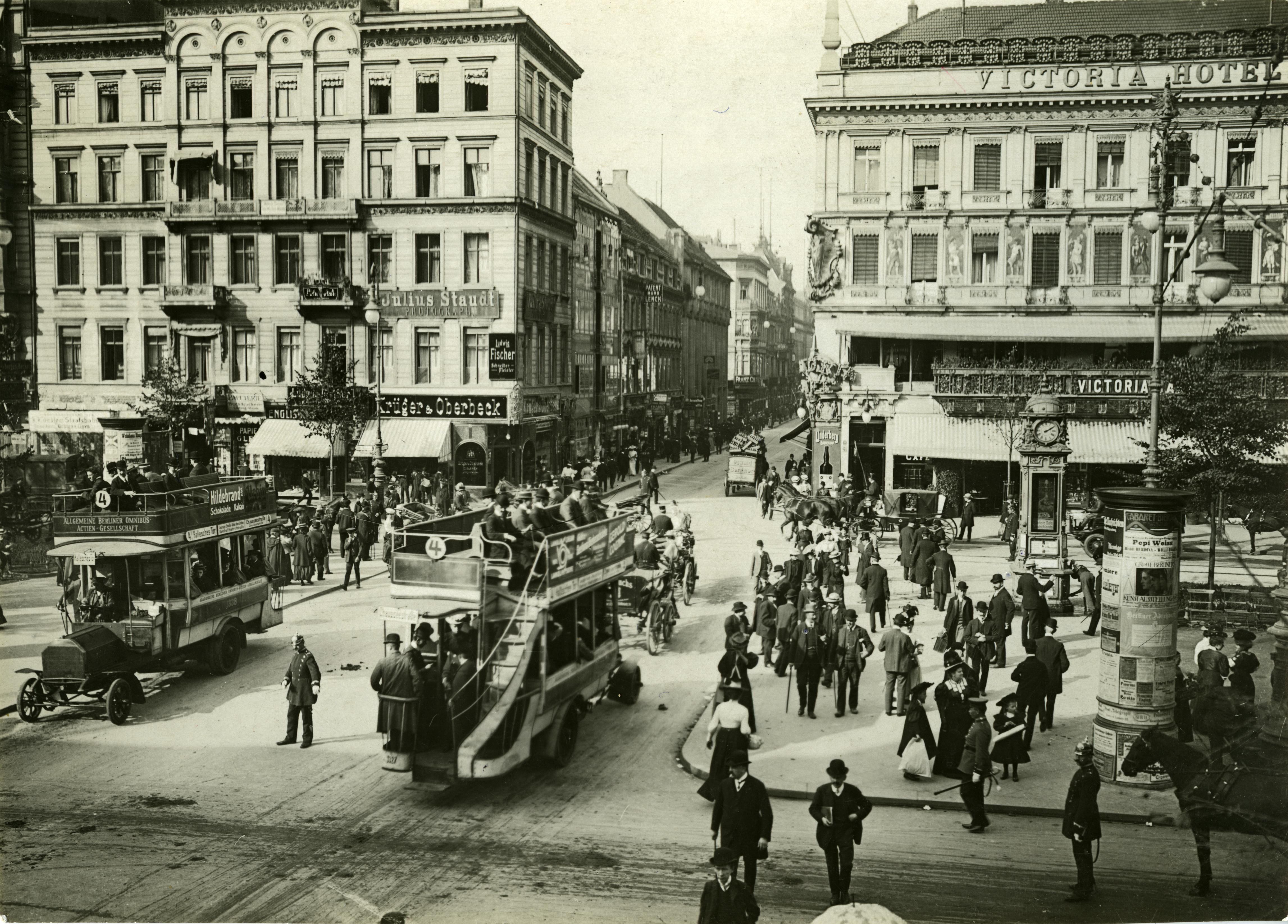 Foto: Friedrichstraße, um 1910