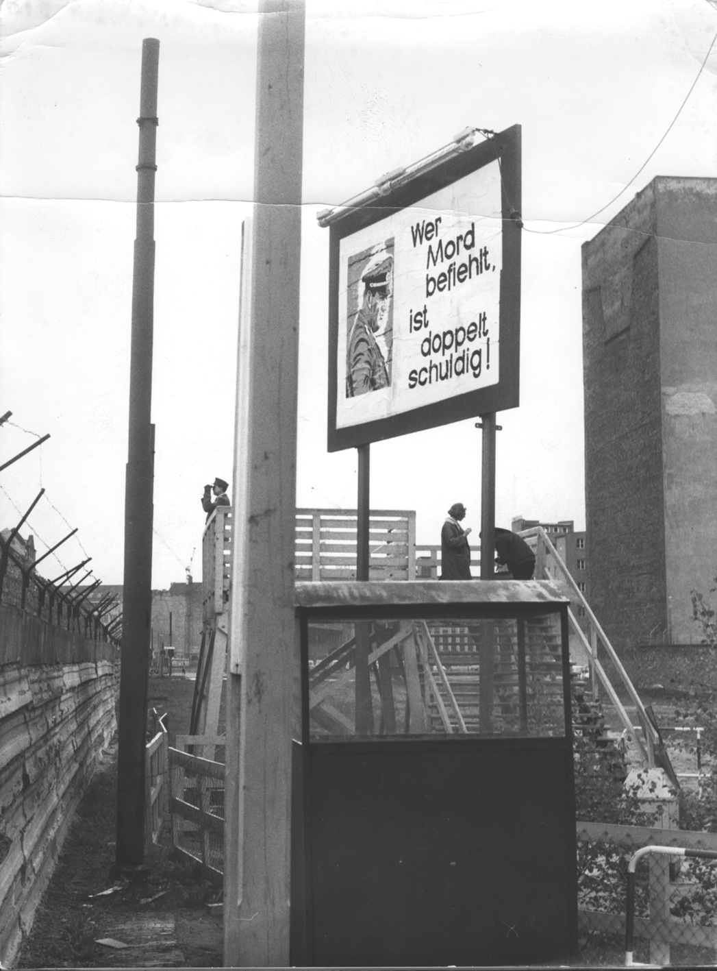 [Plakat gegen Mauerschützen, 1964]