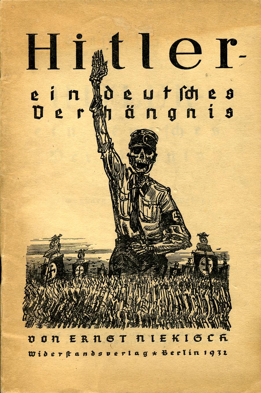 Exponat: Buch: Niekisch, Ernst "Hitler - Ein deutsches Verhängnis", 1932
