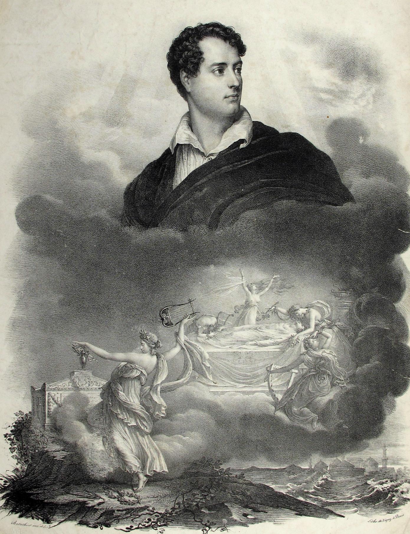 [Verherrlichung des britischen Dichters George Gordon Byron of Rochdale (Lord Byron)]