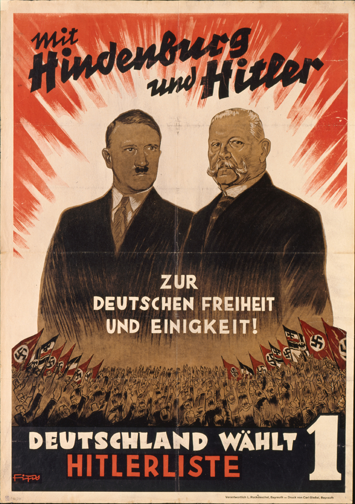 Wahlplakat zur Reichstagswahl am 5. März 1933