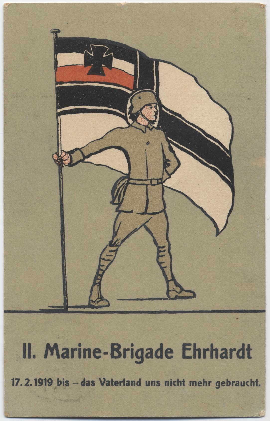 [Postkarte der Brigade Ehrhardt]