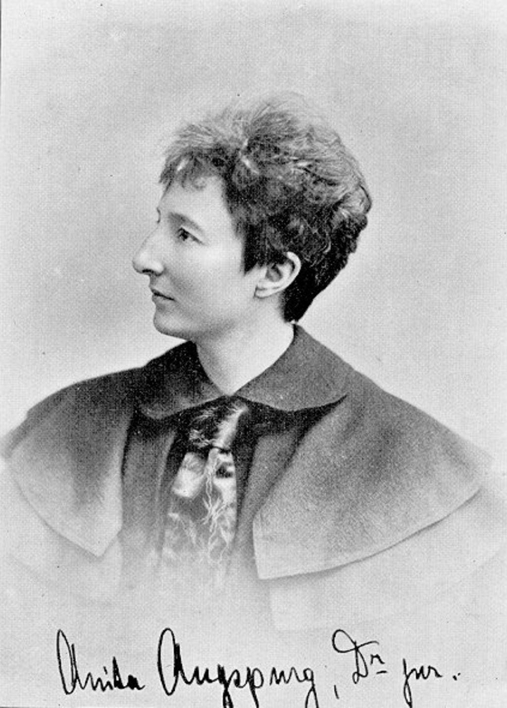 Foto: Anita Augspurg, vor 1899