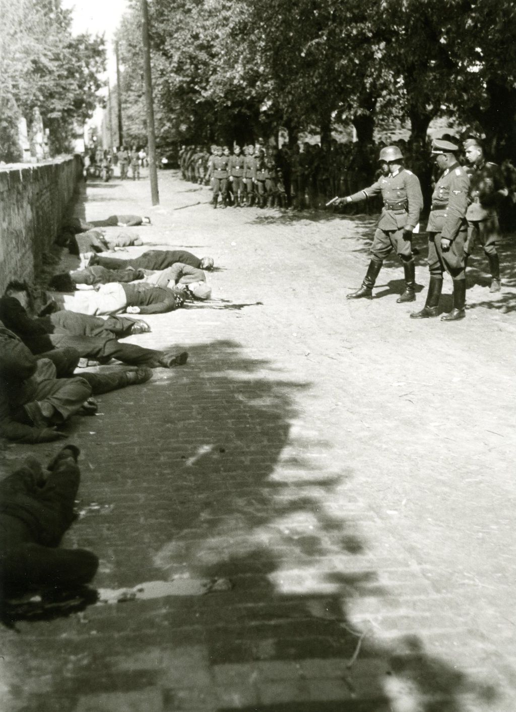 Foto: Geiselhinrichtung in Pancevo, 1941