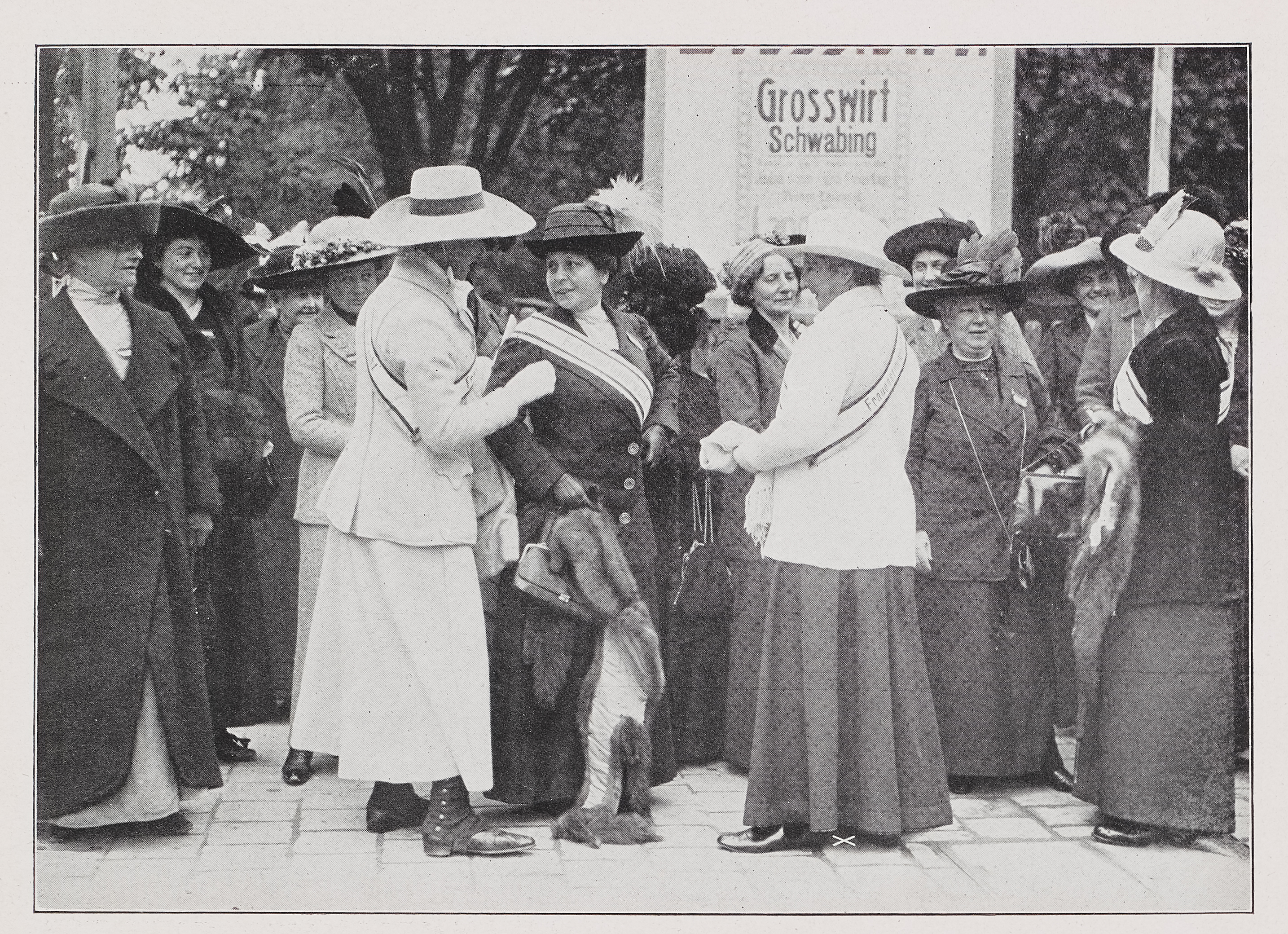 Foto: Frauenstimmrechtskongress, 1912