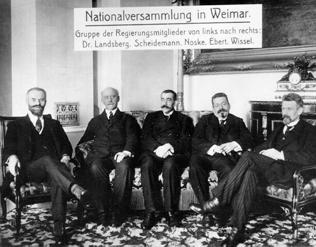 Nationalversammlung - Regierungsmitglieder, 1919
