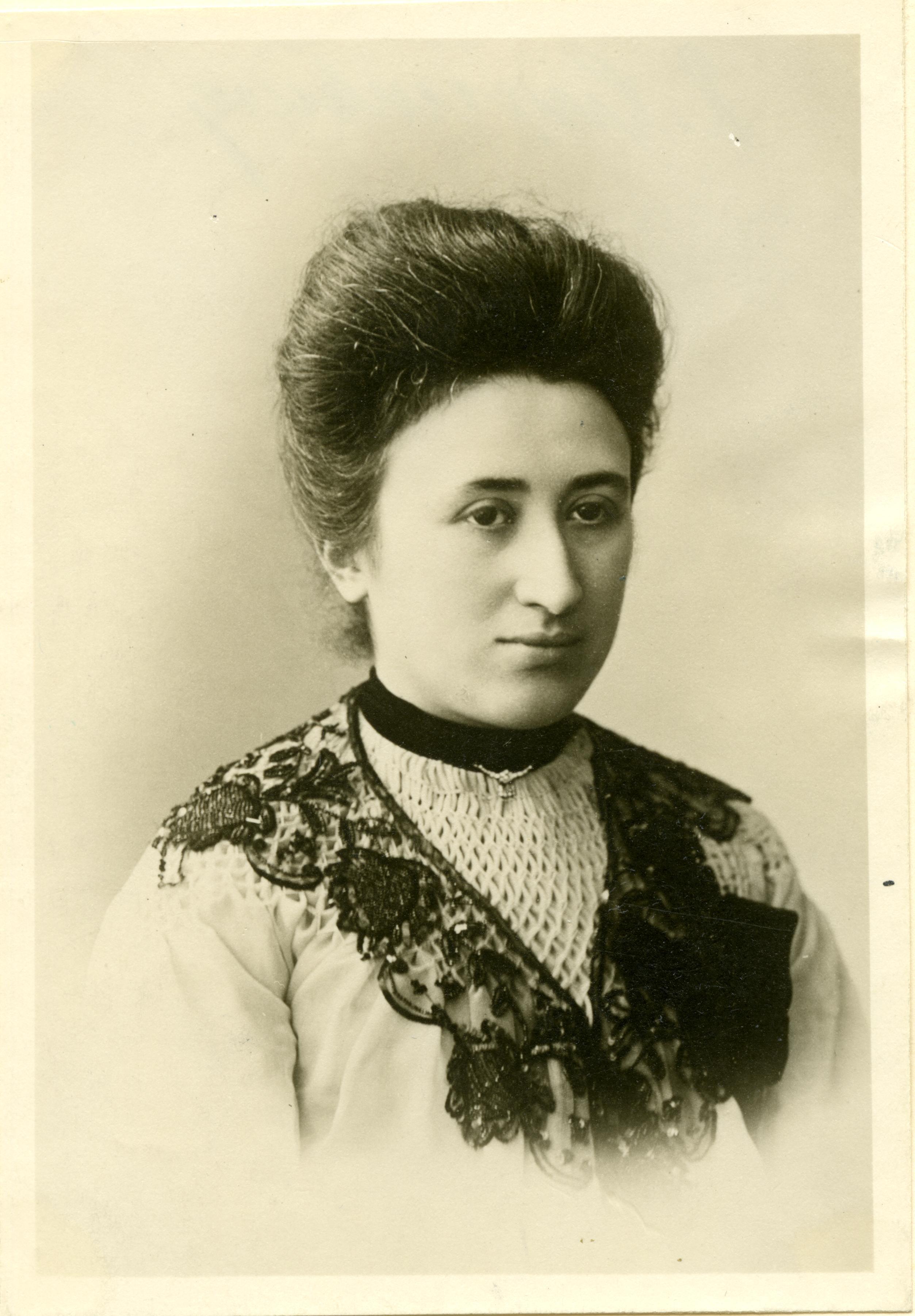 Foto: Rosa Luxemburg, um 1900