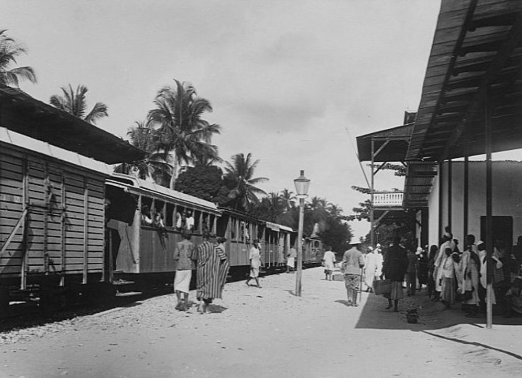 Foto: Bahnhof von Tanga, 1908
