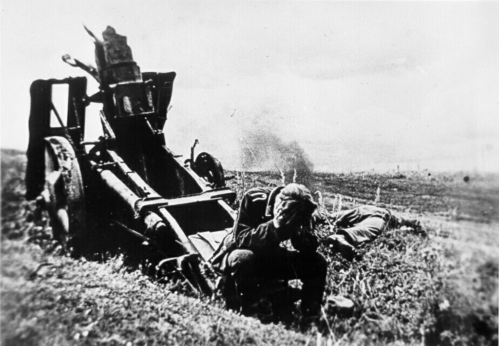 Foto: Unteroffizier der Wehrmacht nach der Schlacht am Kursker Bogen, 1943