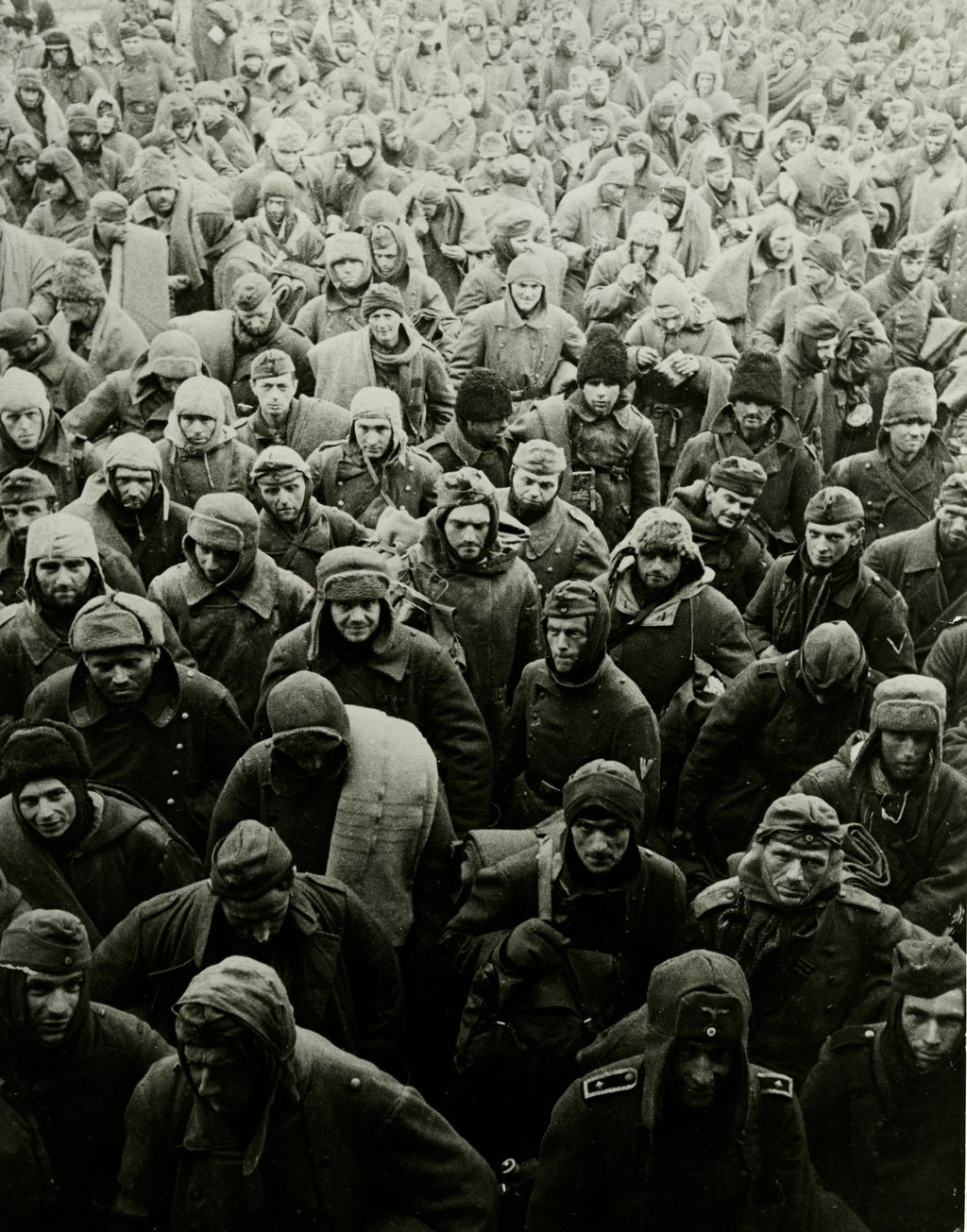 Foto: Kriegsgefangene in Stalingrad, 1943
