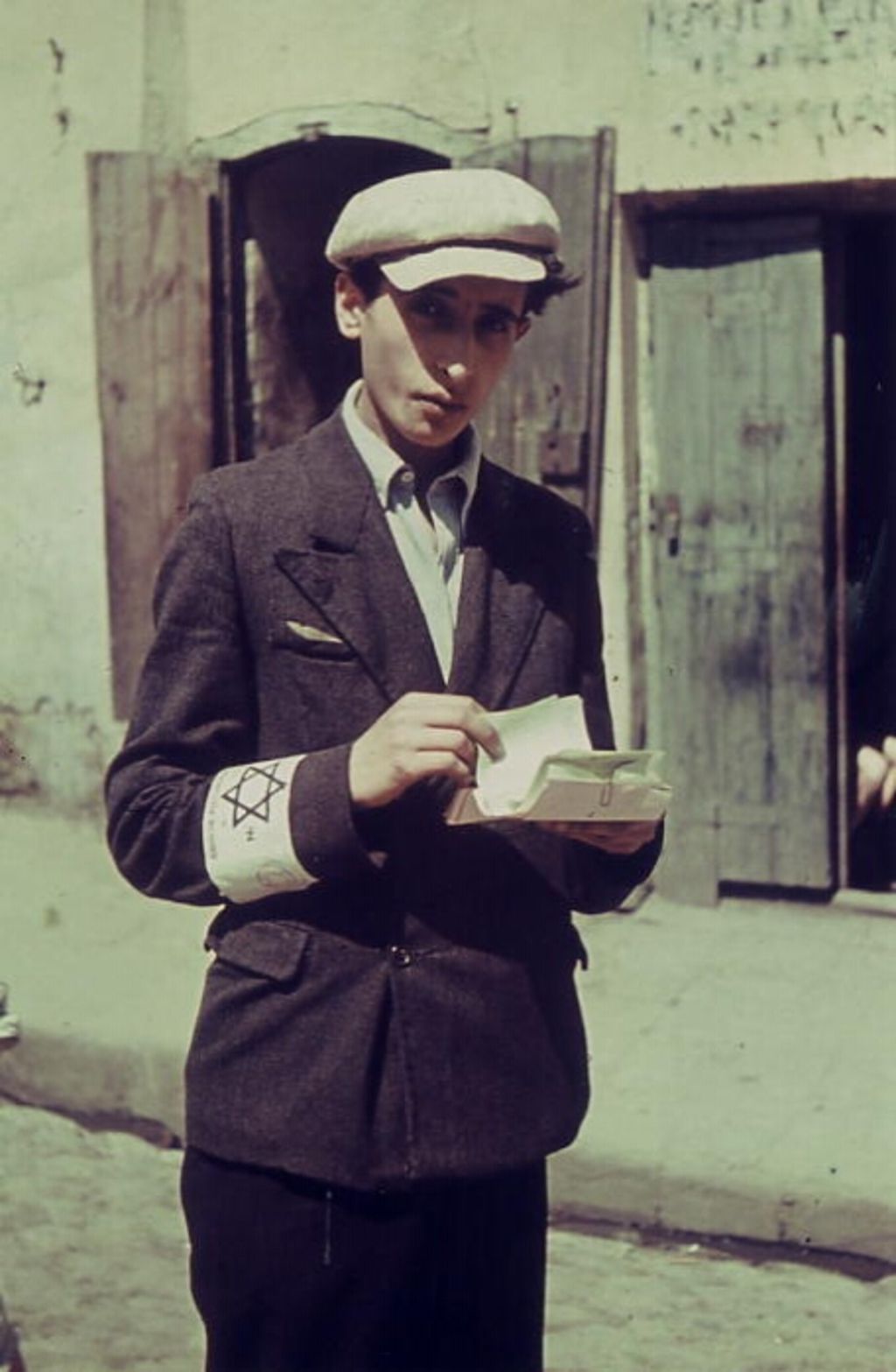 Foto: Junger Mann im Ghetto Lublin, 1941