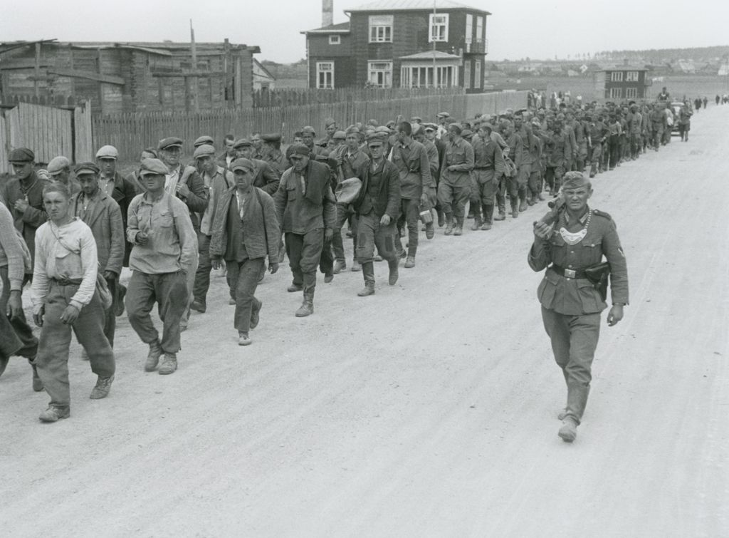 Foto: Sowjetische Kriegsgefangene, 1941