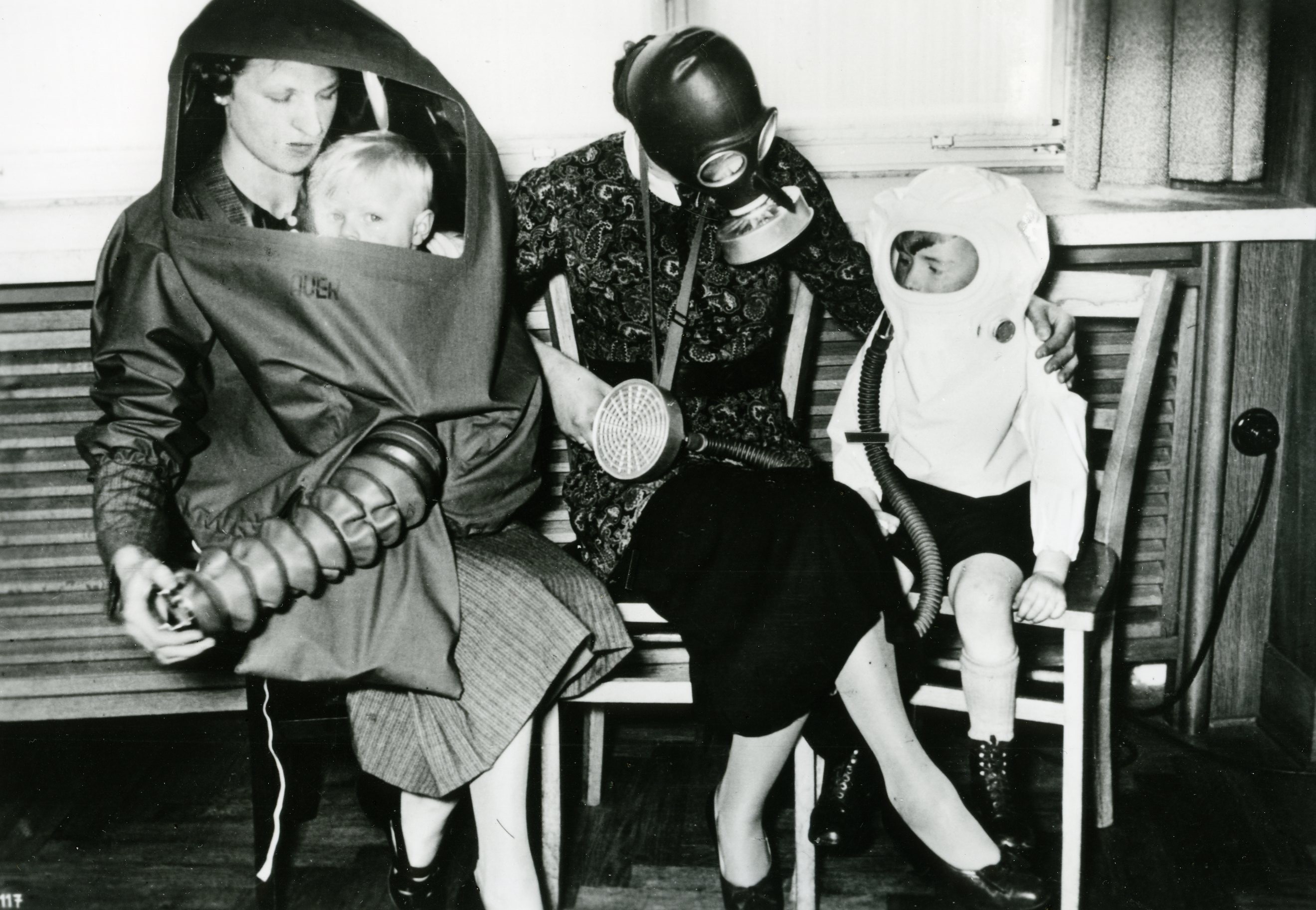 Foto: Gasschutz für Kinder, 1939