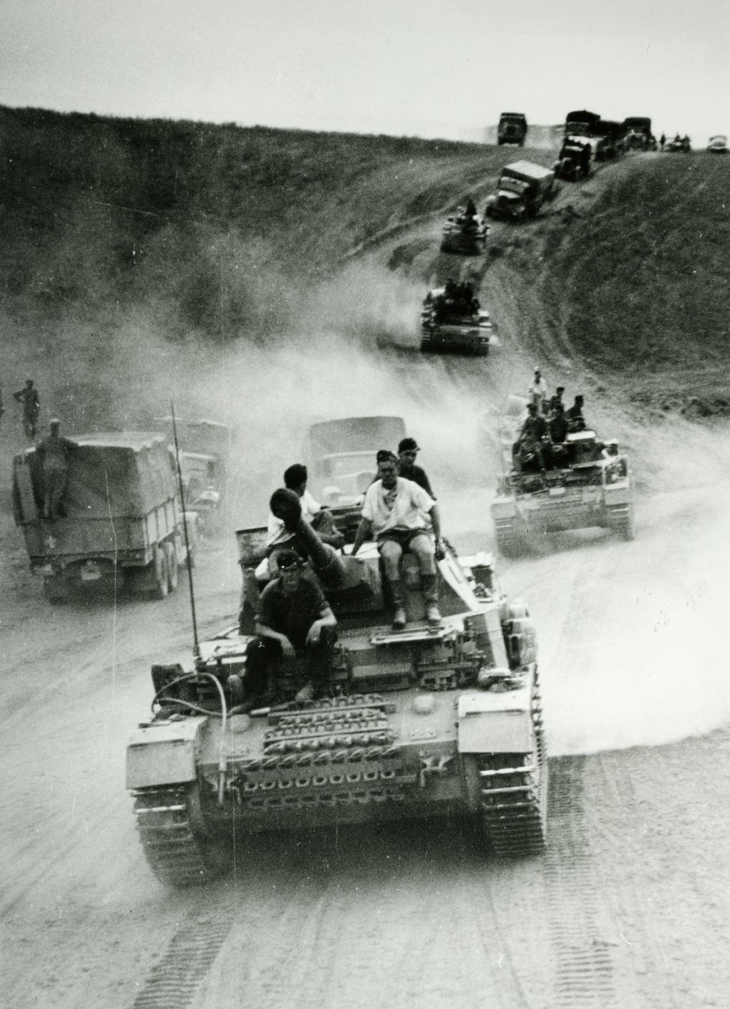 Foto: Vormarsch im Kaukasus, 1942