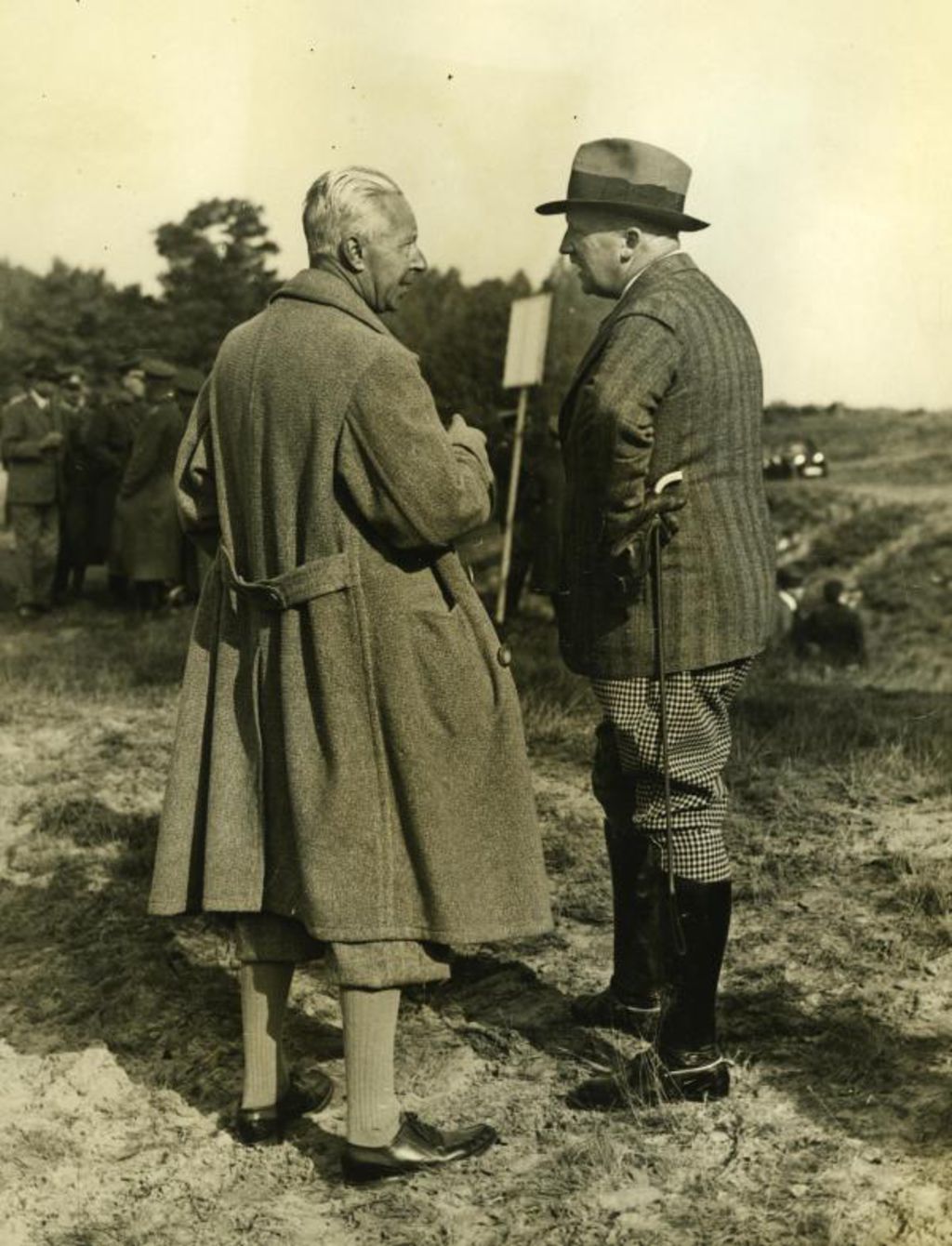 Foto: Wilhelm von Preußen und Kurt von Schleicher, 1933