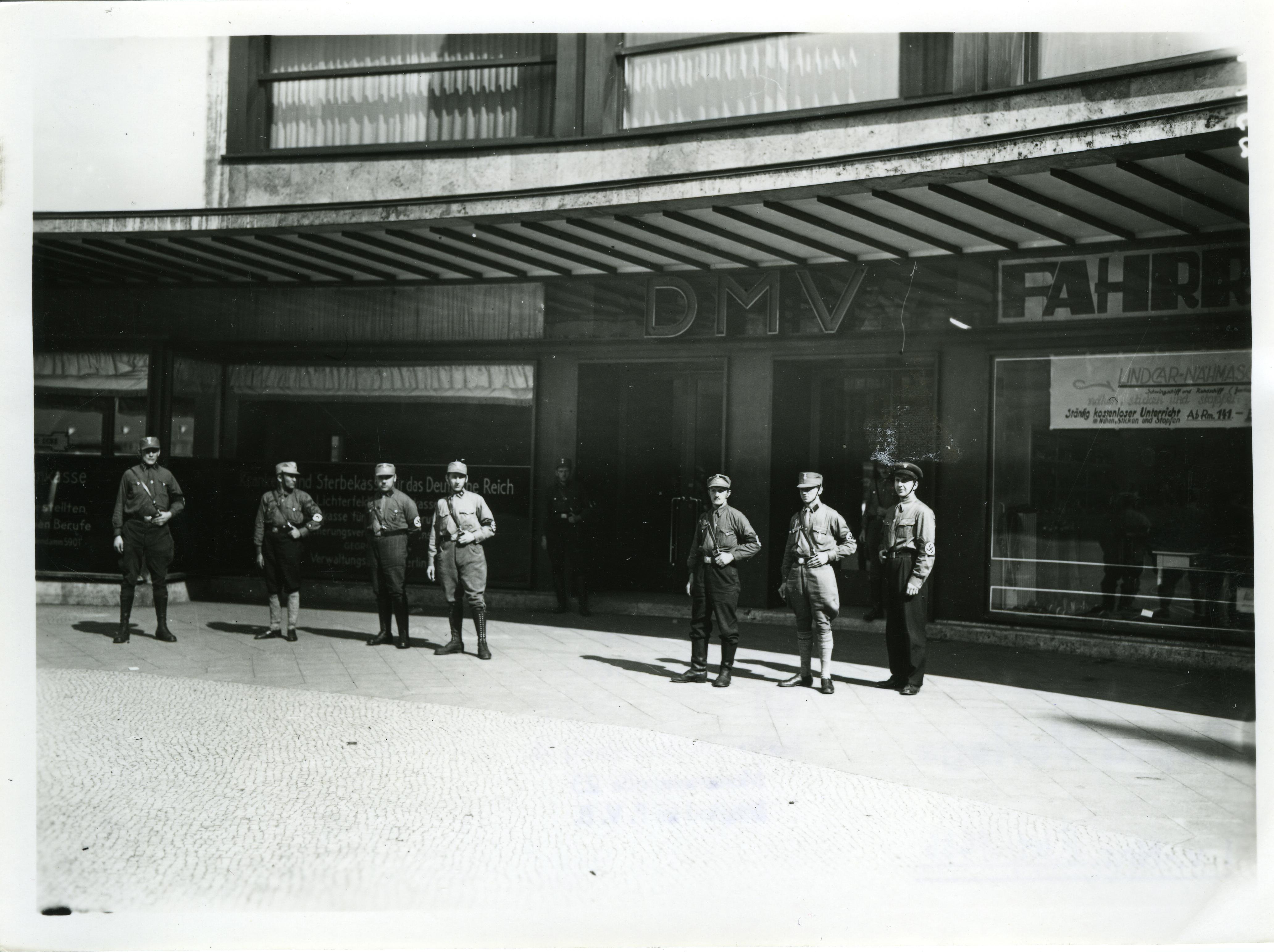Foto: Zerschlagung der Gewerkschaften, 1933