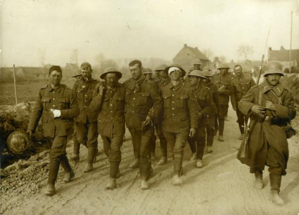 Foto: Britische Kriegsgefangene, 1917