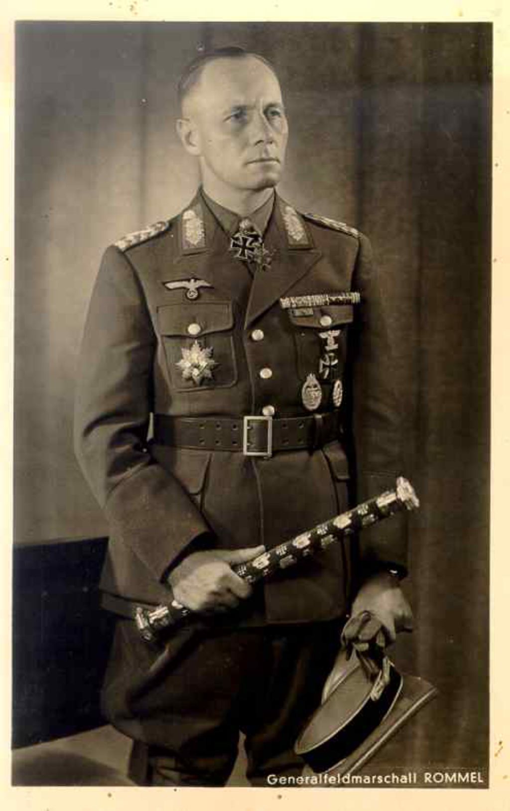 Postkarte: Rommel, Erwin, 1891-1944