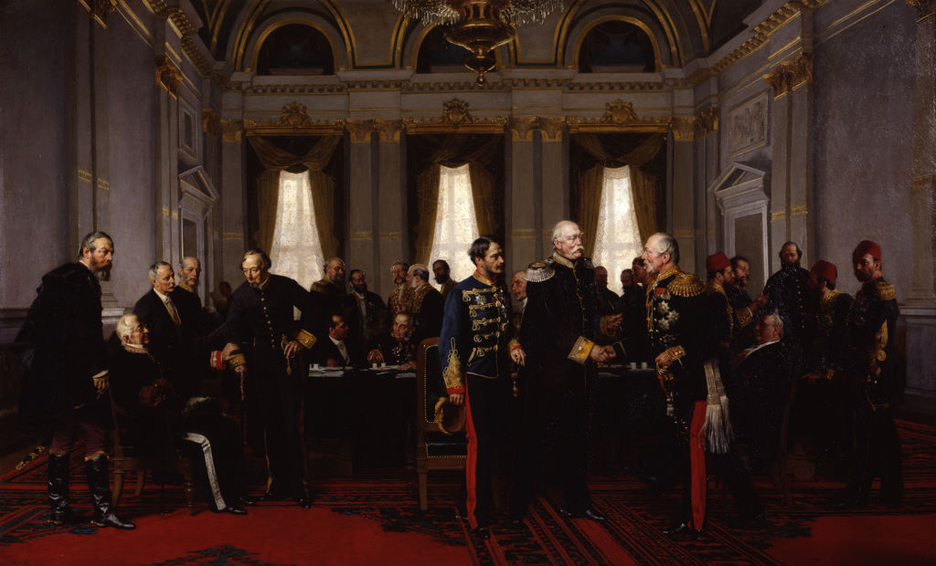 Gemälde: "Der Kongress zu Berlin - Schlusssitzung am 13. Juli 1878", 1881