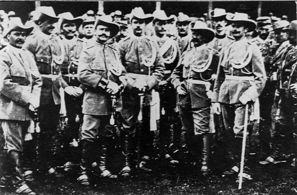 Exponat: Photo: "Schutztruppe" in Deutsch-Südwestafrika, 1894