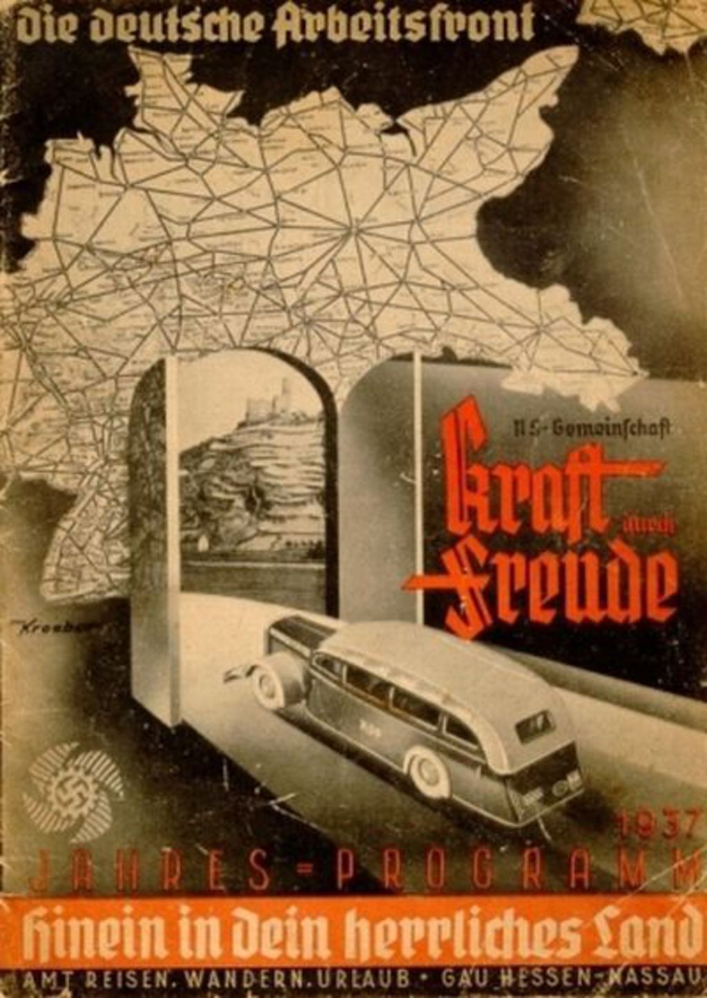 Broschüre: Jahresprogramm der NS-Gemeinschaft "Kraft durch Freude", 1937