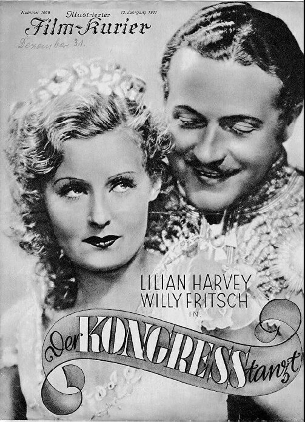 Plakat: Der Kongreß tanzt, 1931