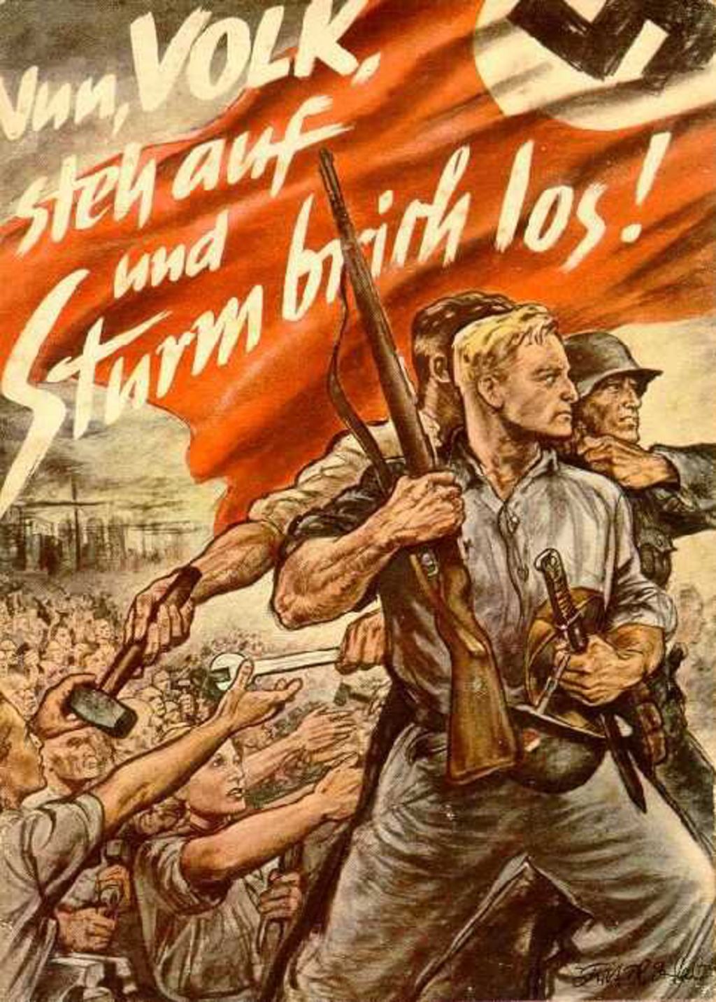 Exponat: Broschüre: "Nun, Volk, steh auf und Sturm brich los", 1943