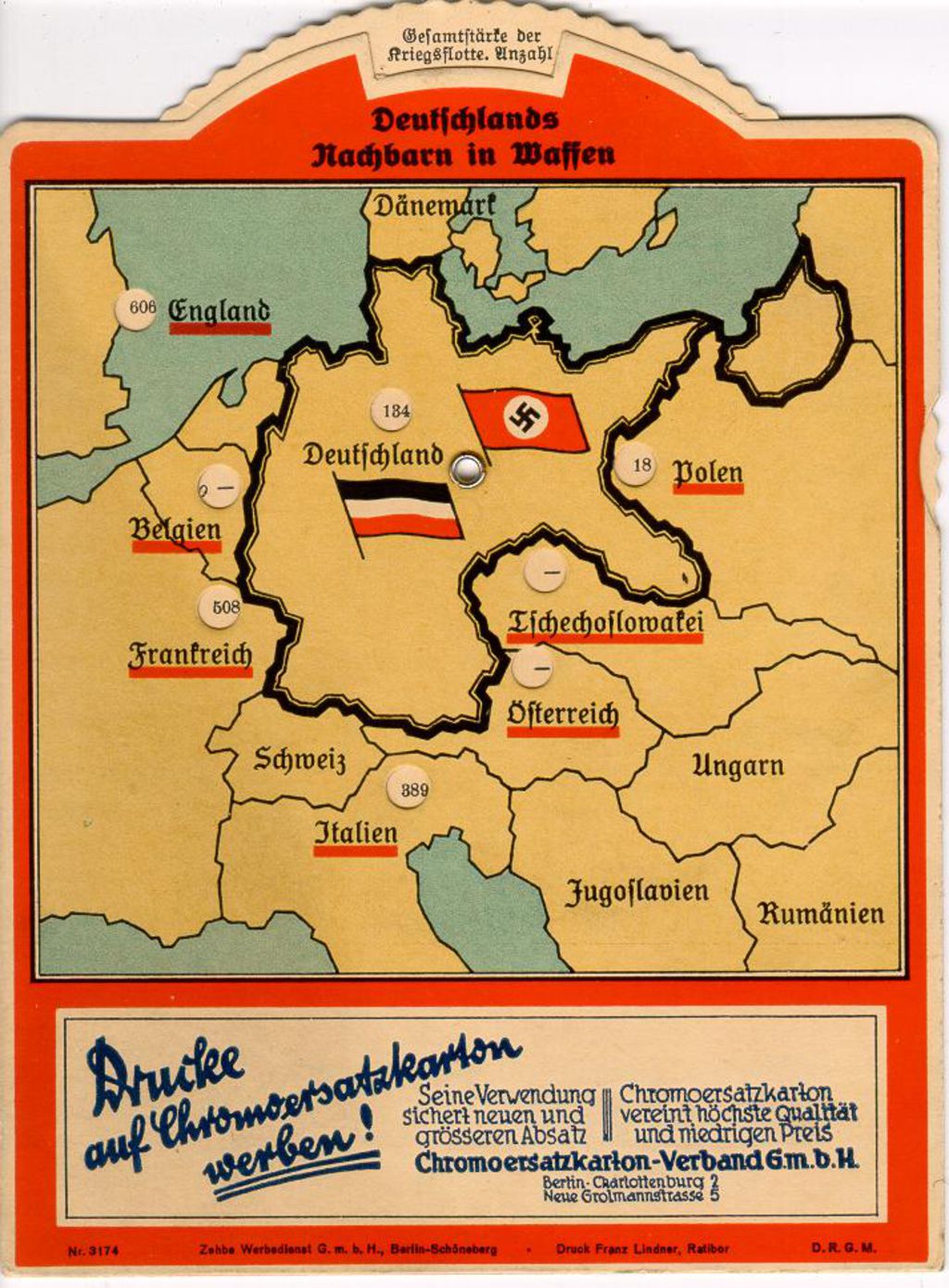 Exponat: Alltagskultur: "Deutschlands Nachbarn in Waffen", um 1935