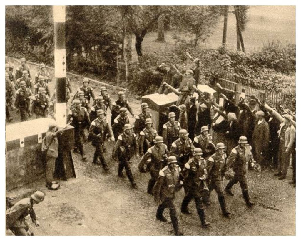 Exponat: Foto: Besetzung des Sudetengebiets, 1938