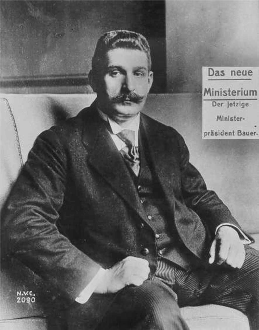 Exponat: Foto: Bauer, Gustav, 1919
