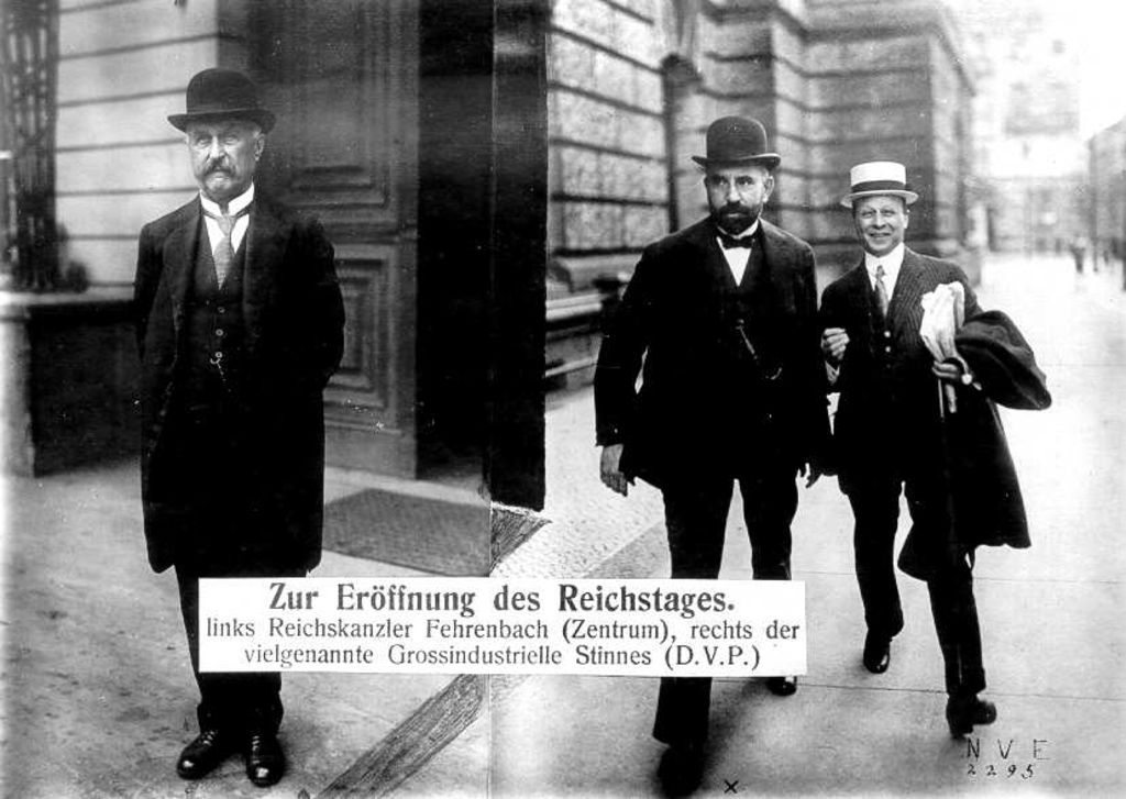 Postkarte: Eröffnung des Reichstags, 1920