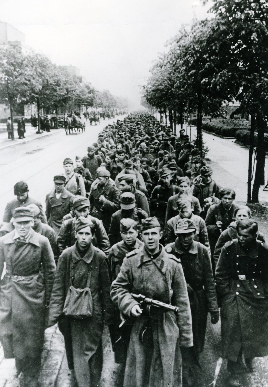 Foto: Deutsche Kriegsgefangene, 1945