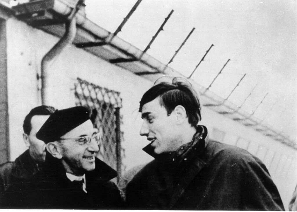 Foto: Apitz, Bruno (l.) mit Stepan Jerzy Zweig, 1964