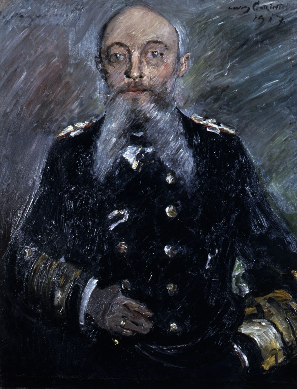 Exponat: Gemälde: Corinth, Lovis "Graßadmiral von Tirpitz", 1917