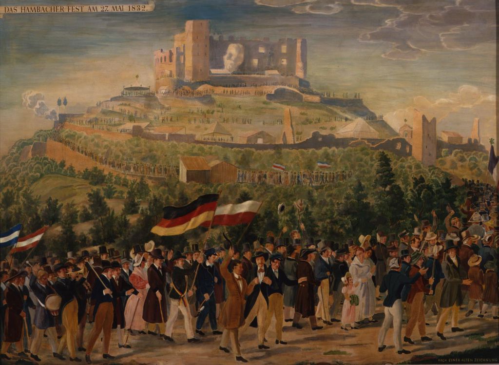 Gemälde: Das Hambacher Fest am 27. Mai 1832
