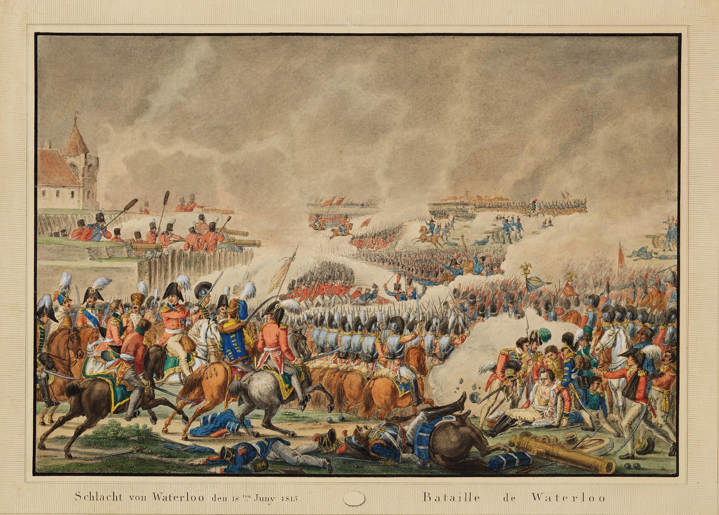 Schlacht von Waterloo den 18ten Juny 1815, nach 1815