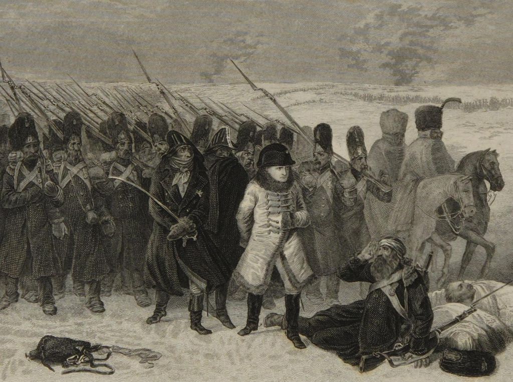 Grafik: Napoleons Rückzug aus Russland, 1839