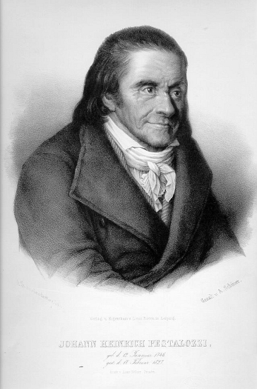 [Bildnis des Johann Heinrich Pestalozzi, um 1841]