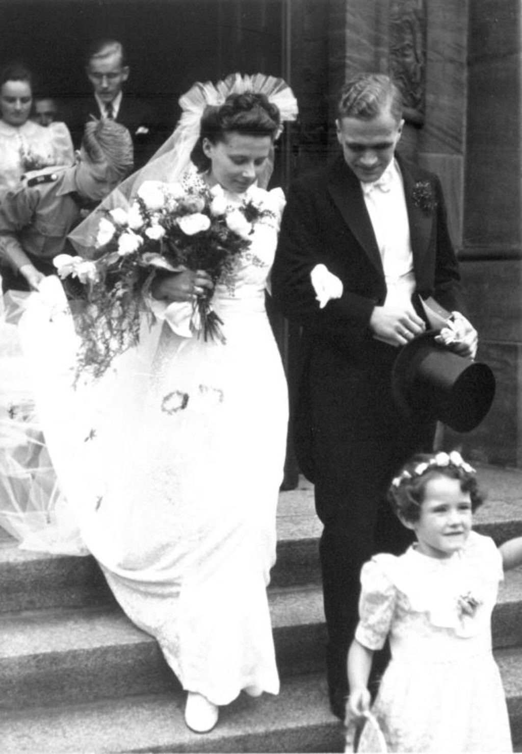 Exponat: Photo: Hochzeit von Ernst und Annelies Jandt, 1940