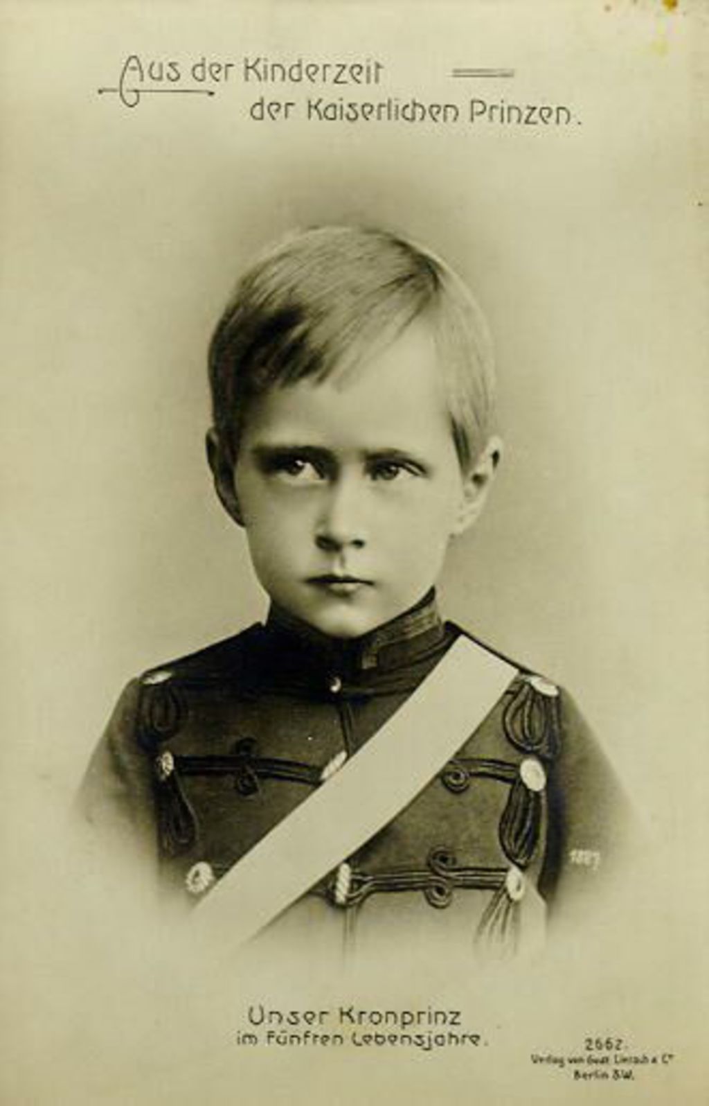 Exponat: Postkarte: Wilhelm von Preußen, 1914