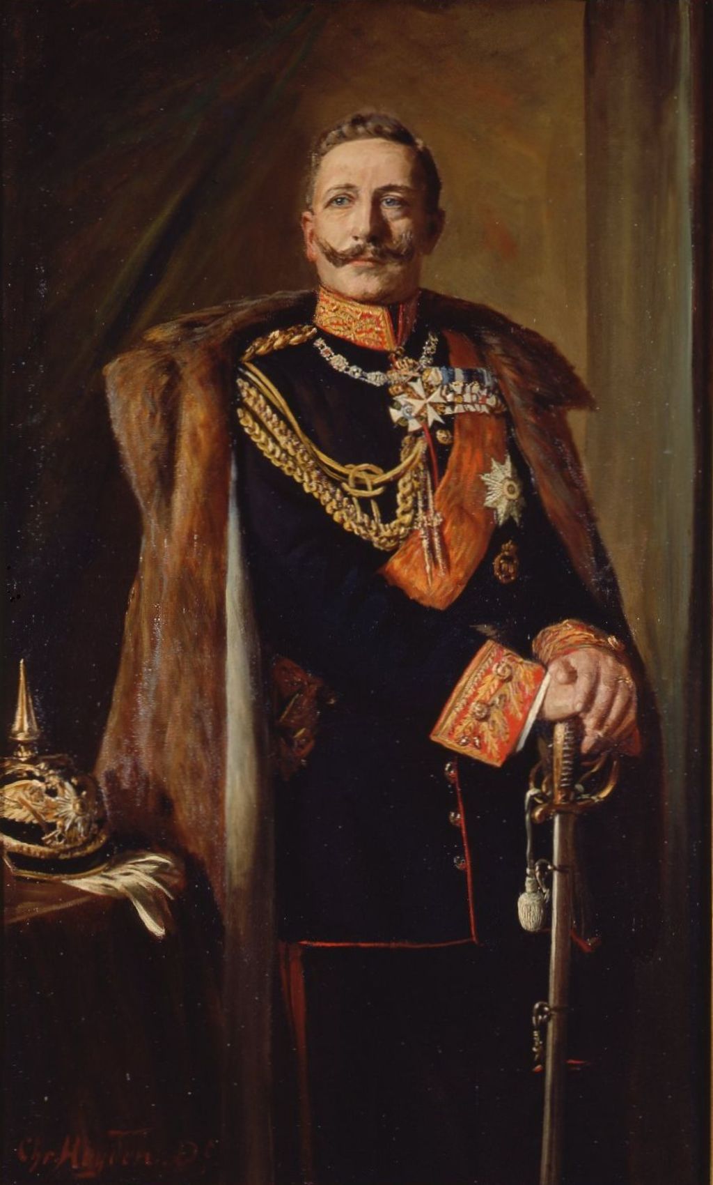 Gemälde: Heyden, Christian "Kaiser Wilhelm II.", 1895/1905