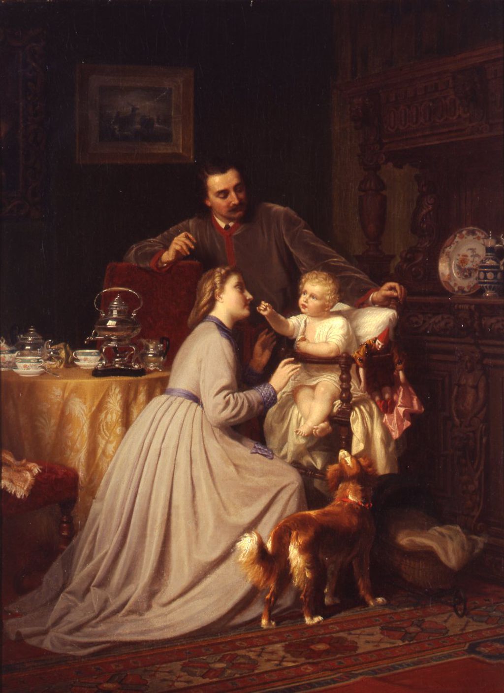 Exponat: Gemäde: "Familienidyll", 1868