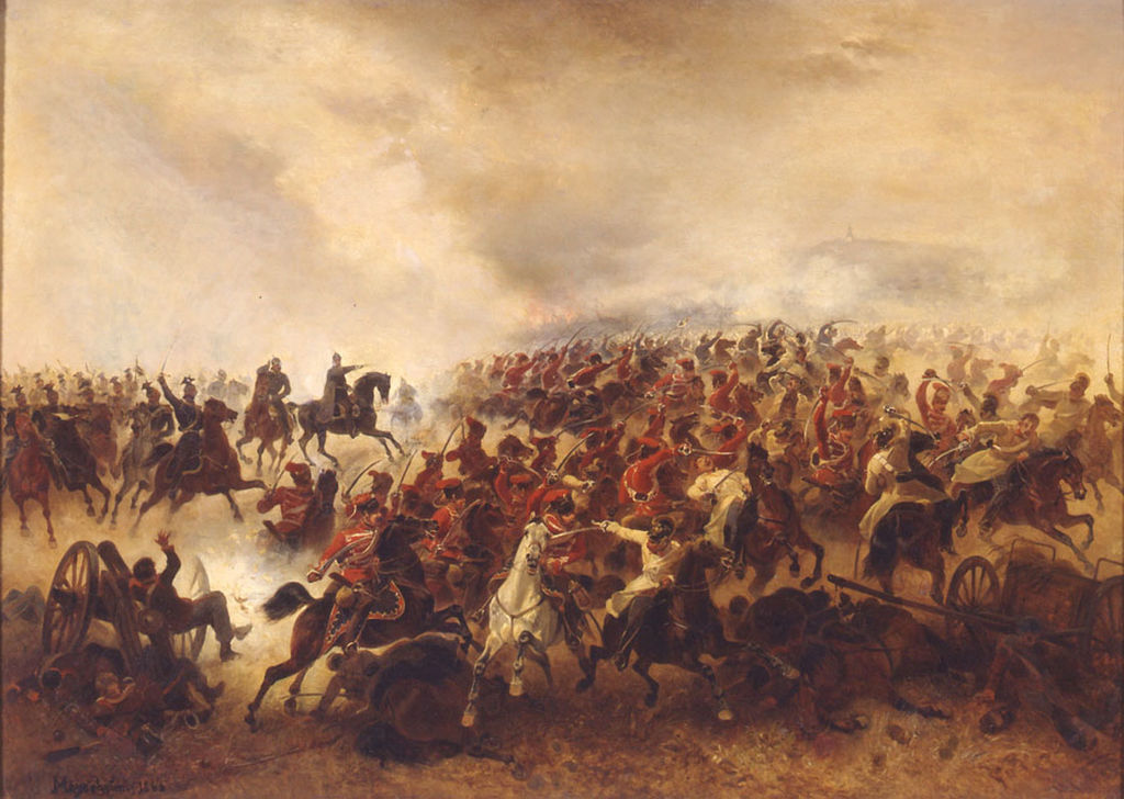 Gemälde: "Die Schlacht von Königgrätz" (3. Juli 1866), 1866