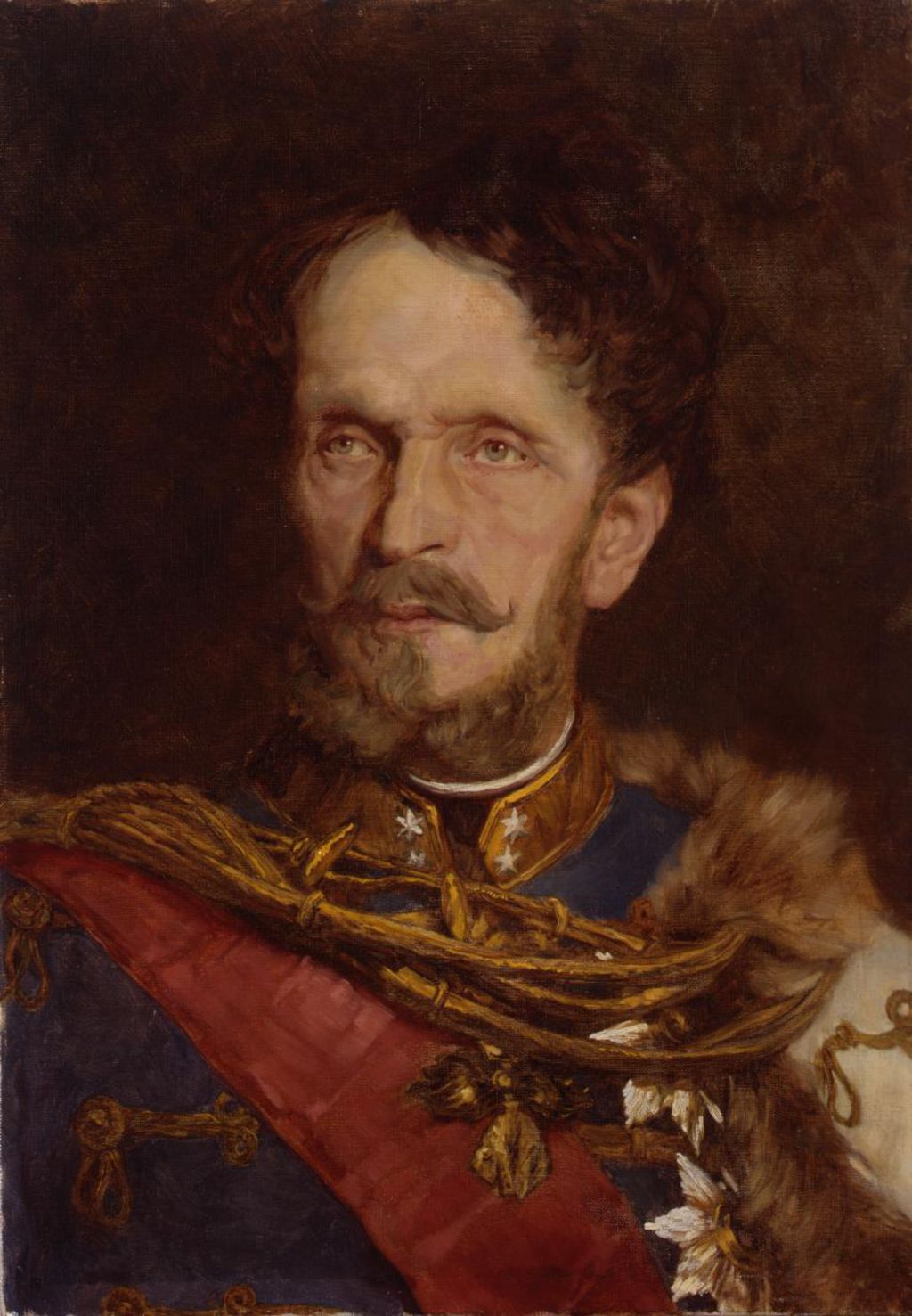 Exponat: Gemälde: Graf Gyula Andrassy, um 1875