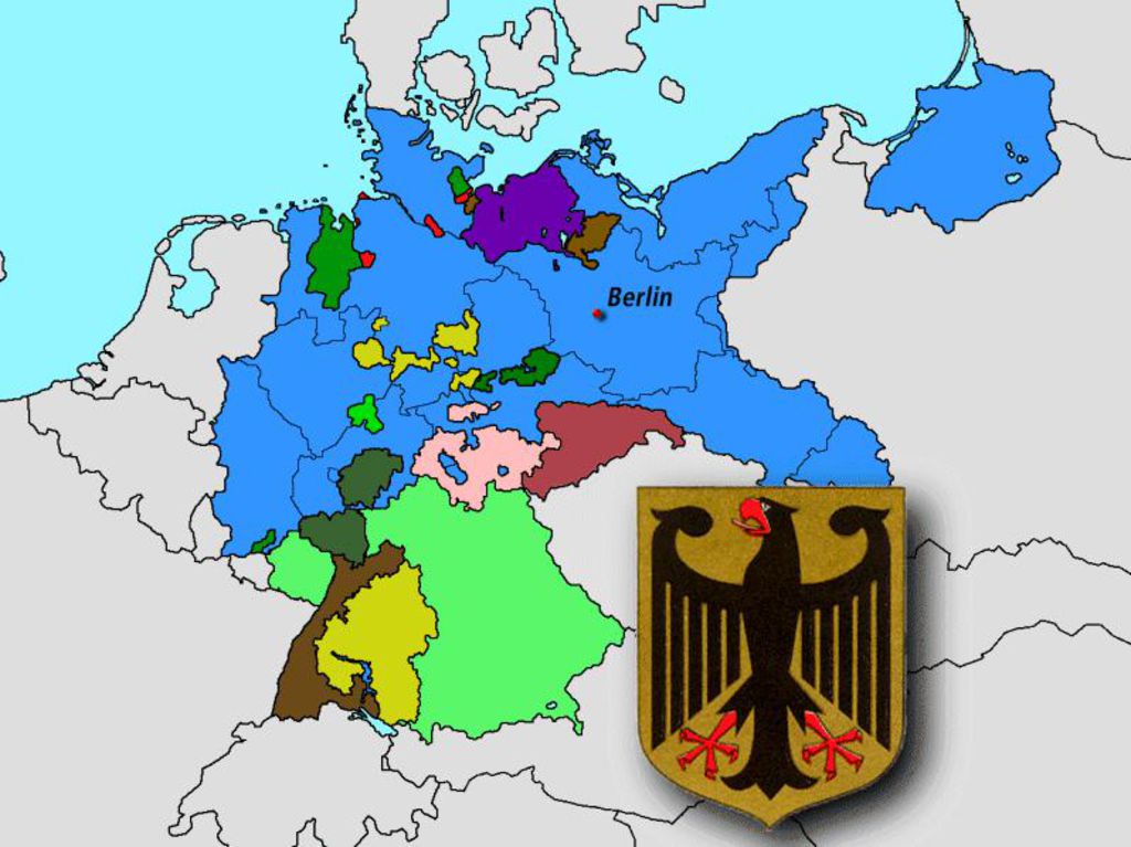 Landkarte: Weimarer Republik 1920 - 1933