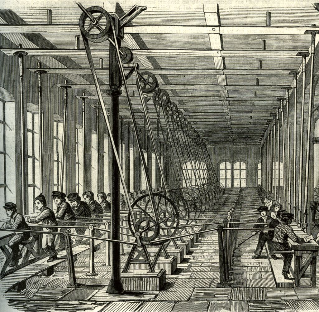 [Grafik: Kinderarbeit, 1858]