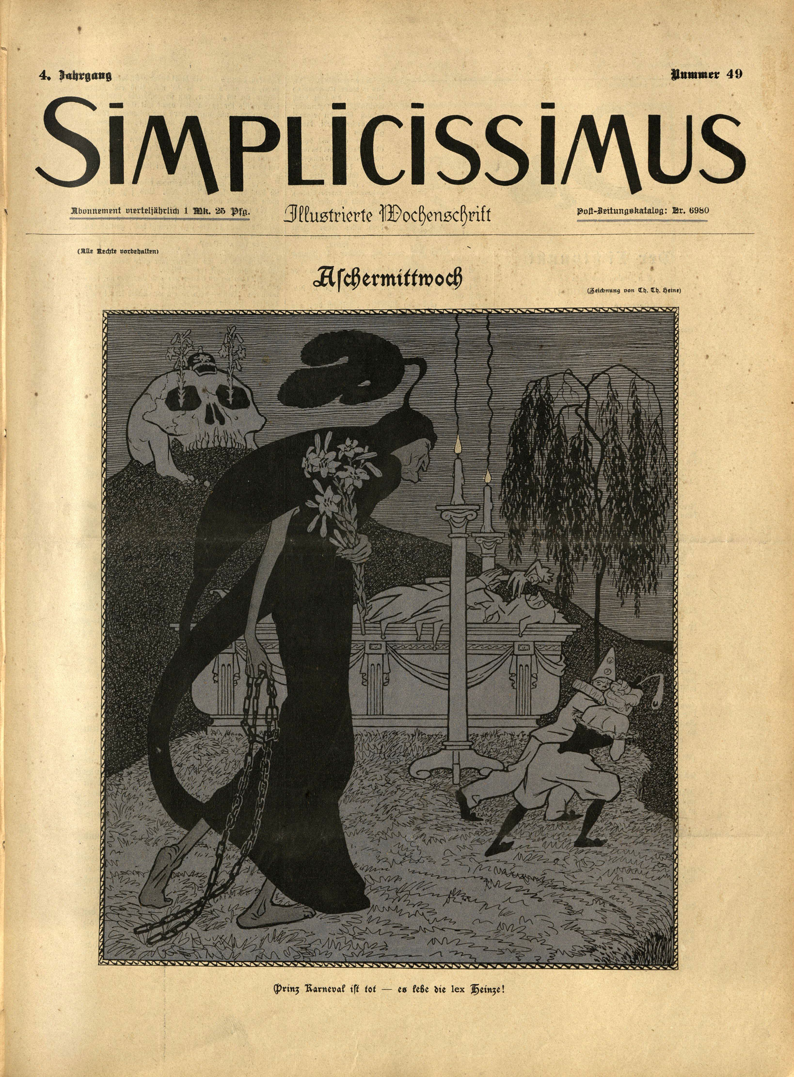 Zeitschrift: Simplicissimus, 1900