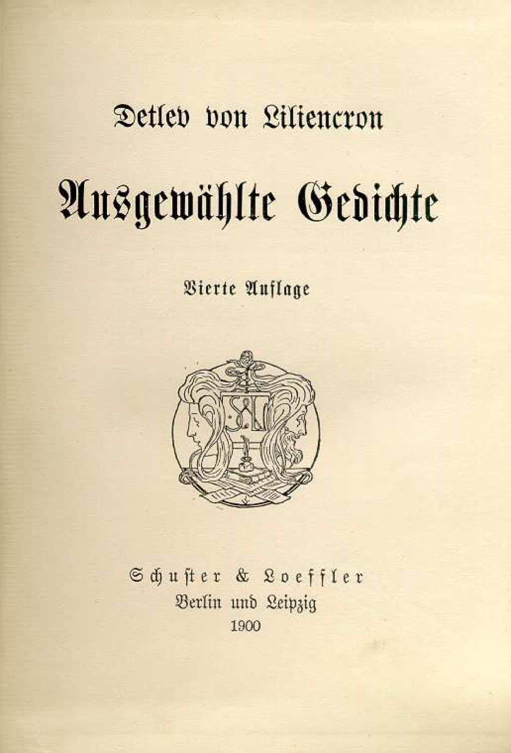 LeMO Objekt Exponat Buch Liliencron, Detlev von 