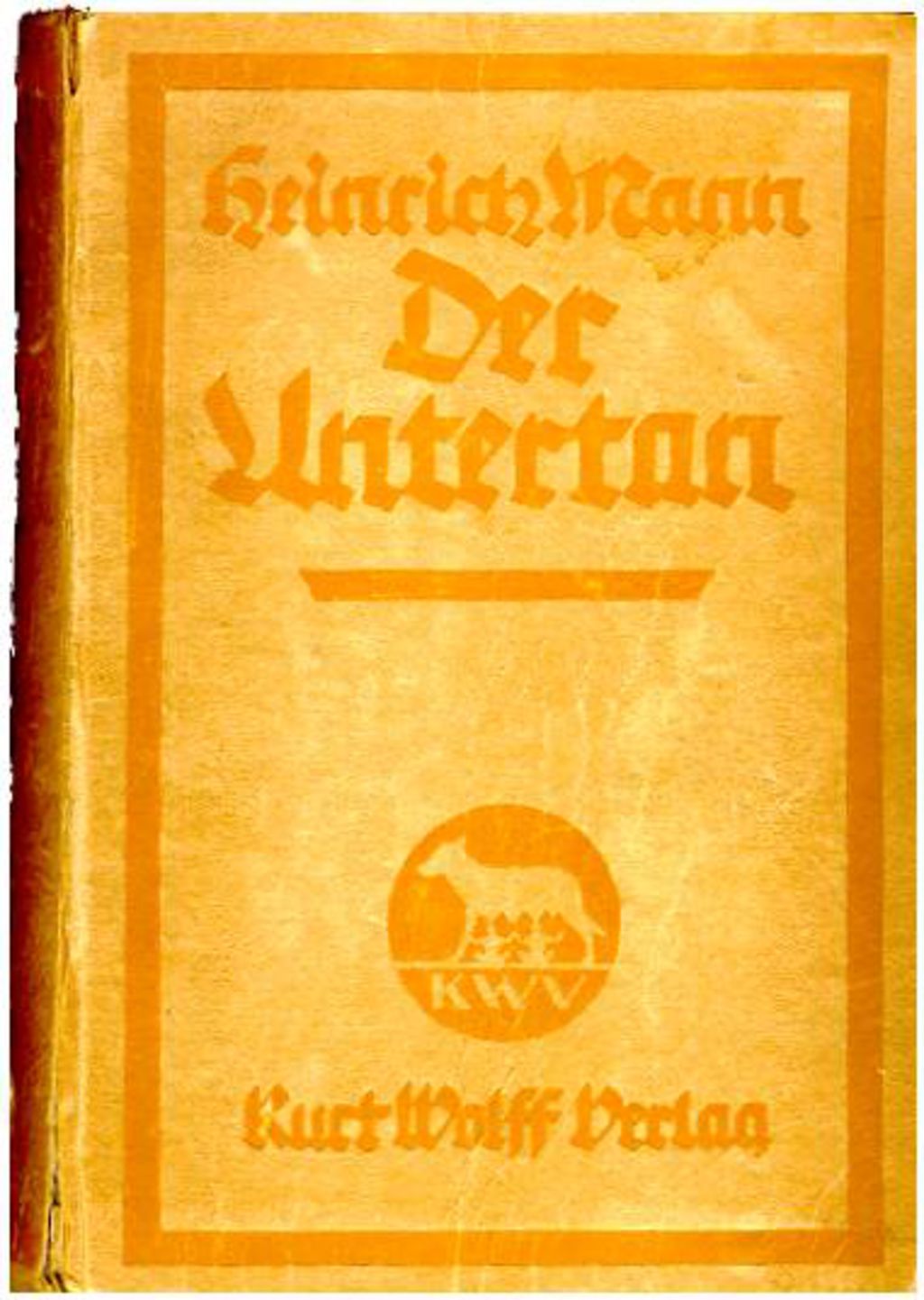 Heinrich Mann, "Der Untertan", 1918