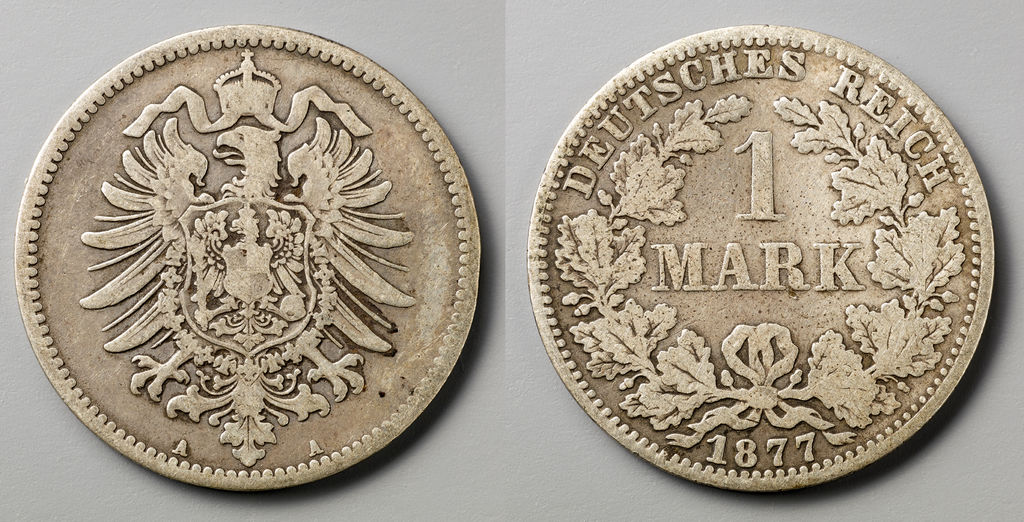 Numismatik: 1 Mark, 1876